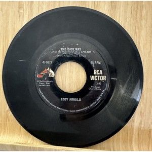 Eddy Arnold Make the world go away / the easy way - RCA 45RPM 7" Jukebox Single